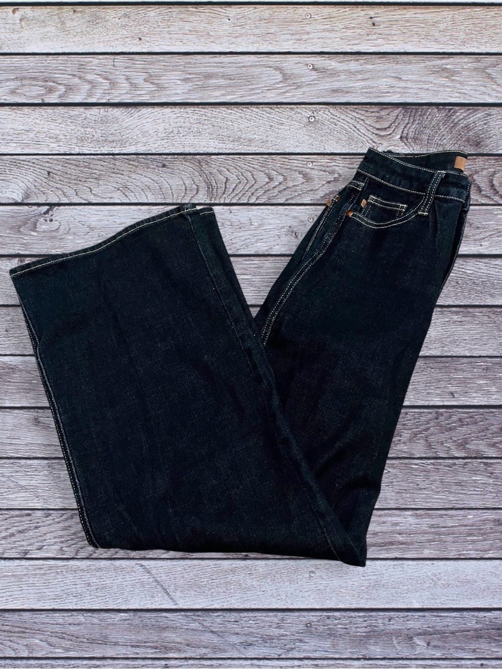 Judy Blue Dark Blue Retro Wide Leg Jeans - 3 / 26